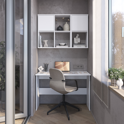 Стол письменный Берг ПС-01 + Стеллаж Берг (BTS)