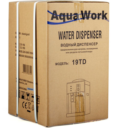 Кулер AquaWork 19-TD черный-золотой