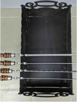 Разборный мангал, 3мм толщина, 30см высота