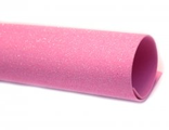Фоамиран глитерный (перламутровый), толщина 2 мм,  20*30 см, цвет розовый (№18)