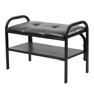 Этажерка с мягким сиденьем "Люкс" ЭТЛ6, цвет черный