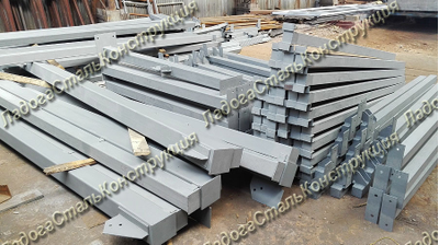 Стальные колонны одноэтажных производственных зданий