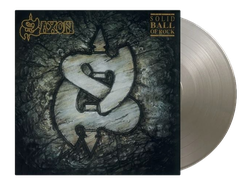 SAXON - Solid Ball Of Rock LP Silver Ltd.1000