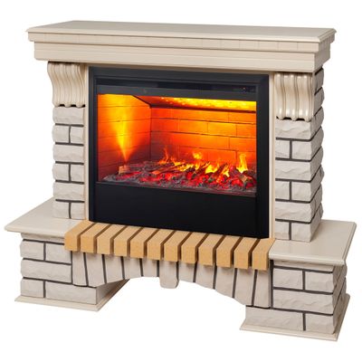 Электрокамин Country WT с очагом 3D Helios 26