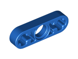 Technic, Liftarm Thin 1 x 3 - Axle Holes, Blue (6632 / 4107829 / 6344176 / 663223)