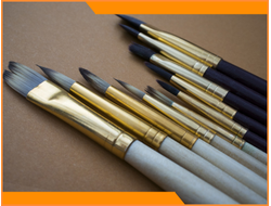 Кисти, спонжи