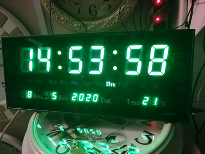 Электронные часы Орбита JH-3615 зеленые