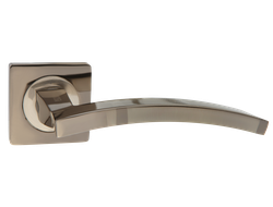 Ручка дв. PUERTO "AL 520-02" BN/SN, черный никель - никель матовый