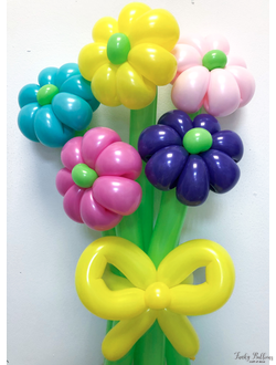 Букет из воздушных шаров "Цветочки"