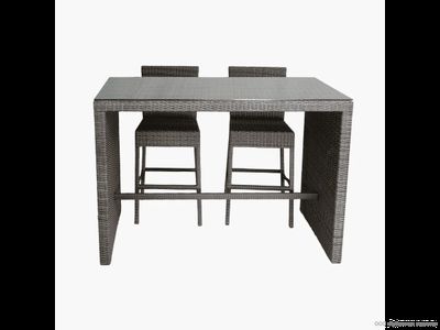 Барное кресло из ротанга