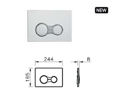 Комплект: Подвесной безободковый унитаз VitrA S40, SmoothFlush, с тонким сиденьем с микролифтом, инсталяцией и панелью управления 9860B003-7200