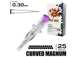 25CM/0,30 mm - RM/Curved Magnum "BIG-WASP" (Matte Transparent)