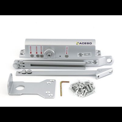 Дверной доводчик с отсрочкой закрывания до 35 секунд. Морозостойкий с ветровым тормозом.