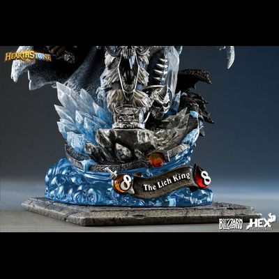 Король-Лич (серия Warcraft, HearthStone) - КОЛЛЕКЦИОННАЯ СТАТУЯ 1/10 The Lich King (HEXHS002) - HEX Collectibles x Blizzard