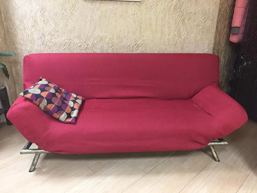 ЧЕХОЛ НА 3ХМ ДИВАН РУСТИКА БОРДОВЫЙ