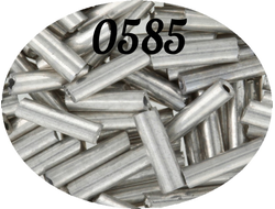 Стеклярус Zlatka 6мм 10гр цвет № 0585 серебро