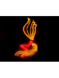 Световая фигура "Вечный огонь" 200х80см