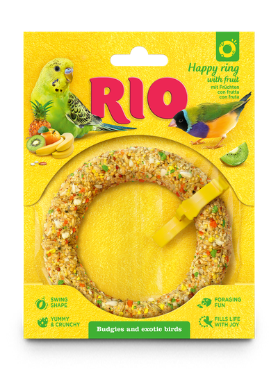 Rio Веселое колечко для волнистых попугайчиков, 80 г