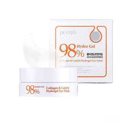 PETITFEE Гидрогелевые патчи для глаз КОЛЛАГЕН КОЭНЗИМ Q10 Collagen Q10 Hydrogel Eye Patch, 60 шт