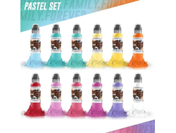 Color Pastel Set - "World Famous" (США 12 шт по 1 OZ - 30 мл)