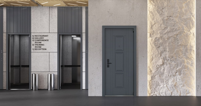 Стальная дверь    «Муреа». Заказная модель.