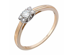 Кольцо с 5 бриллиантами арт. 910406.
