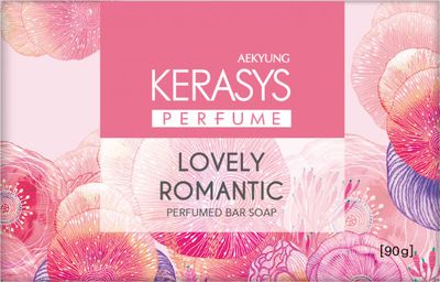 KeraSys Мыло туалетное твердое Керасис РОМАНТИК (90 г)