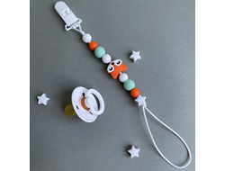 Держатель для пустышки Лисичка