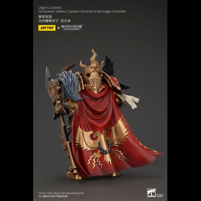 Константин Вальдор, генерал-капитан Легио Кустодес (Warhammer Horus Heresy) - КОЛЛЕКЦИОННАЯ ФИГУРКА 1/18 Legio Custodes Constantin Valdor Captain-General of the Legio Custodes (JT00942) - JOYTOY