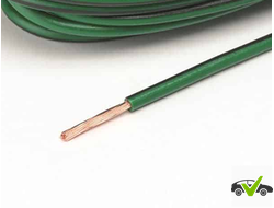 ПВАМ 1х0,5мм (зеленый) провод автомобильный маслобензостойкий