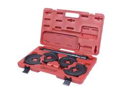 Стяжка амортизаторных пружин, центральная, кованая, дисковые держатели, кейс, 5 предметов МАСТАК 100-01005C