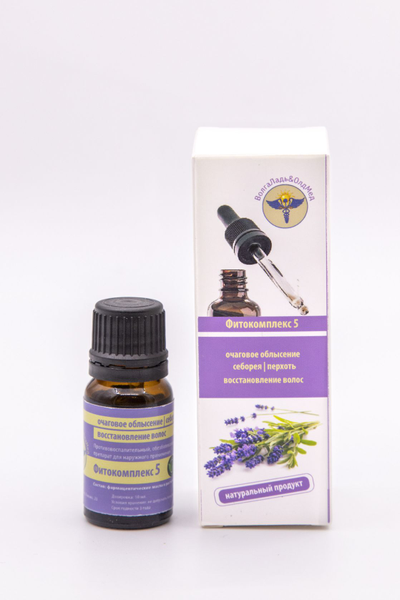 Фитокомплекс ВолгаЛадь №5 профилактика и восстановления волос, 10 мл