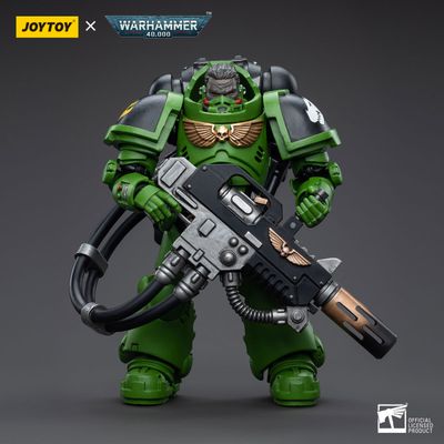 Эрадикатор Саламандр (Warhammer 40k) - КОЛЛЕКЦИОННАЯ ФИГУРКА 1/18 Salamanders Eradicators Brother T'Kren (JT5260) - JOYTOY