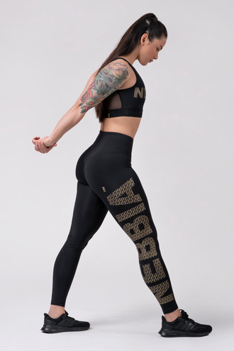 Леггинсы Gold NEBBIA print leggings 827