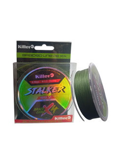 Шнур плетеный  KILLER STALKER Х4 125m 0,10mm