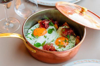 Ковш медный луженый с крышкой Португалия (CopperCrafts) арт.5132