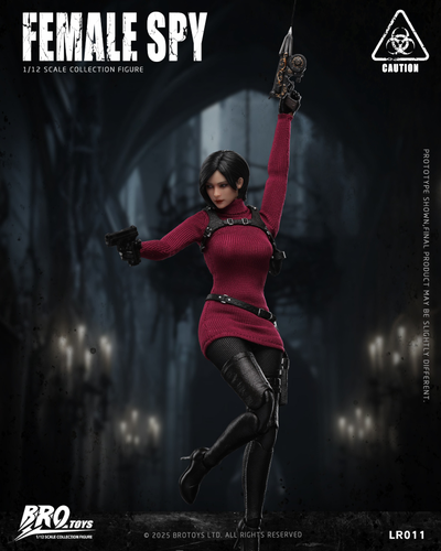 ПРЕДЗАКАЗ - Ада Вонг (Resident Evil 4 Remake) - Коллекционная фигурка 1/12 SCALE Female Spy with Movable Eyes (LR011) - BROTOYS ?ЦЕНА: 13900 РУБ.?