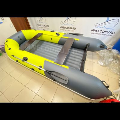 Моторная лодка Таймень NX 3800 НДНД PRO MAX желтый/графит