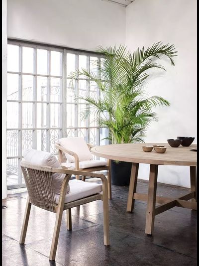 Стол круглый из акации Rimini 180 см