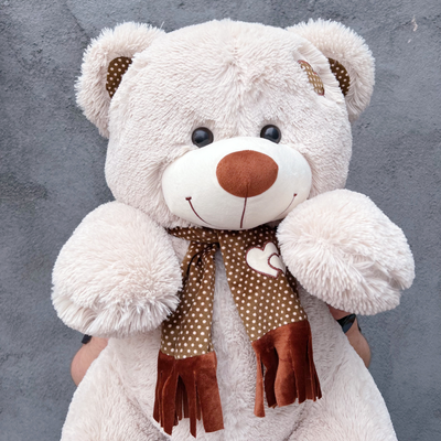 Плюшевый медведь 120 см латте Тони