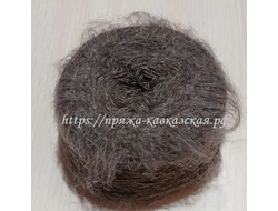 Рассказовская пряжа Натуральный козий пух  цвет коричневый