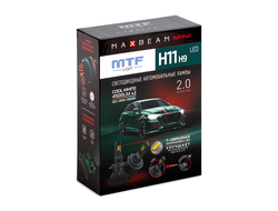 Светодиодные лампы H9 MaxBeam MINI 6000K Холодный Белый свет  MM11K6