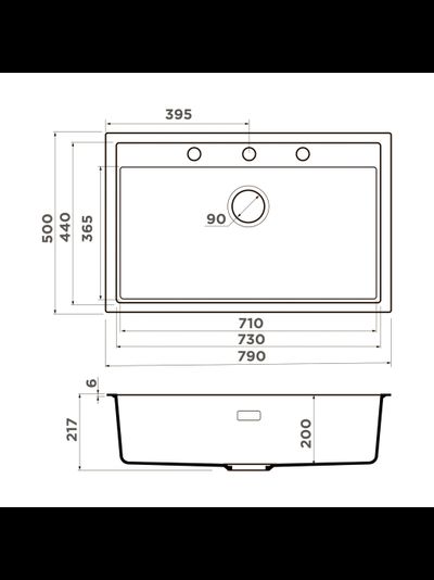 МОЙКА OMOIKIRI SINTESI 79