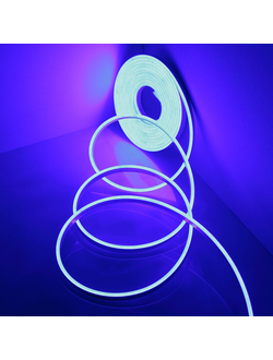 Гибкий светодиодный неон 2835 120LED/m 4.5х13х5000мм 12V IP67 BLUE