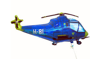 воздушный шар фигура вертолета купить в краснодаре