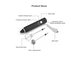 Мини-миксер ручной USB Speed Adjustable Milk Frother ОПТОМ