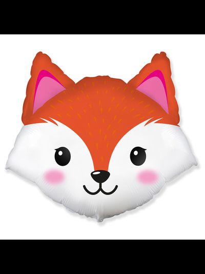 Фольгированный шар с гелием "Голова Лисички"