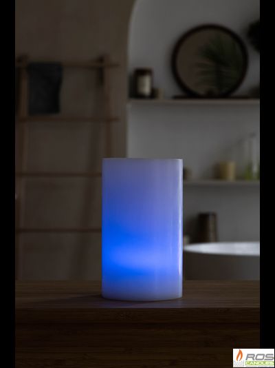 Гладкий парафиновый плафон для LED свечей - 11,7*20см