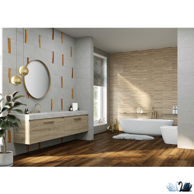 Керамическая плитка Creto Chloe rock 30х90 см серый