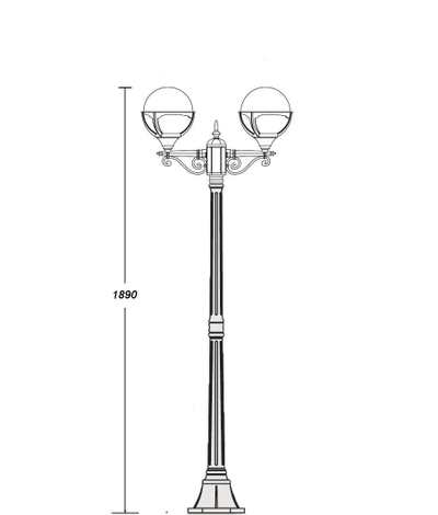 Светильники садово-парковые GENOVA 2